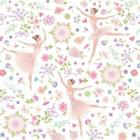 Papel De Parede Adesivo Ballet Floral 260389004 Rolo 0,58X3M