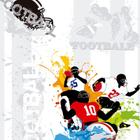 Papel de Parede Adesivo Casual Football - 025