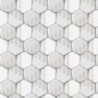 Papel De Parede Adesivo Efeito Gesso 3D Geométrico 14 18M