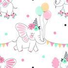 Papel De Parede Adesivo Elefante Circo Quarto Infantil 12m - DELIQUADROS