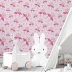 Papel de Parede Adesivo flamingos namorados N03118 R 0,58x3M - Adesivo BR