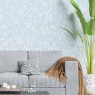 Papel de Parede Adesivo Floral Arabesco N02284 Rolo 0,58x3M