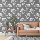 Papel De Parede Adesivo Floral Classic N014197 Rolo 0,58x3M