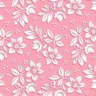 Papel de Parede Adesivo Floral Rosa - 194 - Multimpressão