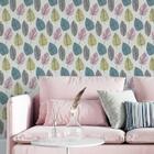 Papel de Parede Adesivo Folhas Tropicais N05060 0,58X2,5M