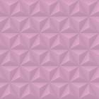 Papel de Parede Adesivo Geométrico Efeito 3D Gesso Rosa Magenta Moderno Quarto Sala de Estar
