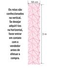 Papel de Parede Adesivo Geométrico Zara Pink Tons Rosa Fundo Clarinho Delicado 3m