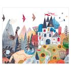 Papel de Parede Adesivo Infantil Castelo Quarto Criança - 663pcm - Allodi