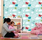 Papel de parede adesivo infantil floral( med. 90x300 cm) - ATITUDE SIGNS