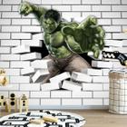 Papel De Parede Adesivo, Infantil Marvel Hulk Dos Vingadores 1X1