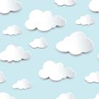 Papel de Parede Adesivo Infantil Nuvens Decoração Quarto