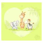 Papel de Parede Adesivo Infantil Safari Animais Quarto Menino Menina - 631pcp