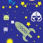 Papel de Parede Adesivo Infantil Star Wars Galáxia Estrelas Fundo Azul Azul REF:DPIN39 - DecoraPlus