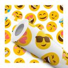 Papel De Parede Adesivo Lavável Emojis Fofo Figurinhas Teen Branco - DELIQUADROS