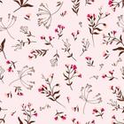 Papel De Parede Adesivo Lavável Menina Floral Tons Rosa Claro Quarto Sala