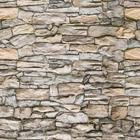 Papel de Parede Adesivo Muro de Pedras Tons Naturais