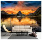 Papel de parede Adesivo Paisagem Lago 7,3m² Natureza 49