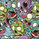 Papel De Parede Adesivo Zombie Zumbi Teen Quarto 3m