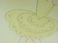 Papel de Parede - Amarelo Infantil com Desenhos de Bailarinas - Rolo com 10m x 53cm - LMS-PPY-YWC16-EN27005