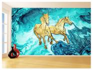 Papel De Parede Animais Pop Art Cavalos Cores 3,5M Pxa348