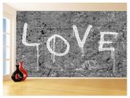 Papel De Parede Arte Graffiti Love Amor Mural 3,5M Tra100