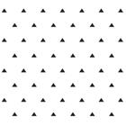 Papel de parede autoadesivo Triângulos preto com branco 5 metros