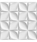 Papel de Parede Autocolante 3D para Quartos e Sala Flores em Tons Brancos e Cinza 10 Metros