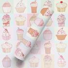 Papel De Parede Autocolante Sala Cupcakes Colorido Doce - BAZAR DOS QUADROS