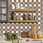 Papel De Parede Azulejo Cozinha Português Lávavel Azul 3M