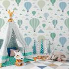 Papel De Parede Bebê Quarto Infantil Balão Balões N3973 - papeldepare.de