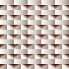 Papel de parede bobinex dimensões - geométrico 3d marrom claro