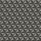 Papel de parede bobinex diplomata - geométrico 3d cinza chumbo