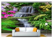 Papel De Parede Cachoeira Natureza Mata 3D 6M² Nch117