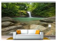 Papel De Parede Cachoeira Natureza Mata 3D 6M² Nch128