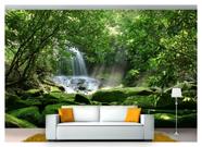 Papel De Parede Cachoeira Natureza Mata 3D 6M² Nch141