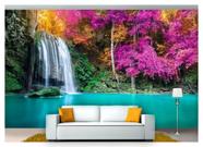 Papel De Parede Cachoeira Natureza Mata 3D 6M² Nch166