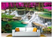 Papel De Parede Cachoeira Natureza Mata 3D 6M² Nch207