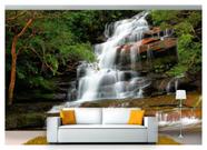 Papel De Parede Cachoeira Natureza Mata 3D Nch111