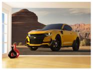 Papel De Parede Carro Camaro Chevrolet Amarelo 3,5M Car63 - Você Decora