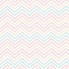 Papel De Parede Chevron Azul Rosa Laranja E Branco Adesivo