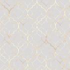 Papel De parede clássico Marrocos Para Quartos E Sala Em Tons De Cinza E Gold