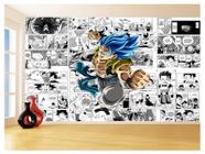 Papel De Parede Dragon Ball Goku Gegeta Anime 3,5M Dbz733