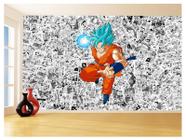 Papel De Parede Dragon Ball Goku Página Manga 3,5M Dbz534