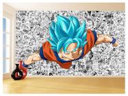 Papel De Parede Dragon Ball Goku Página Manga 3,5M Dbz536