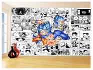 Papel De Parede Dragon Ball Goku Página Manga 3,5M Dbz639