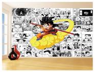 Papel De Parede Dragon Ball Goku Página Manga 3,5M Dbz641