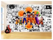 Papel De Parede Dragon Ball Goku Vegeta Anime 3,5M Dbz193