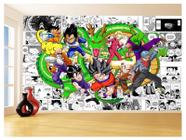 Papel De Parede Dragon Ball Goku Vegeta Anime 3,5M Dbz212