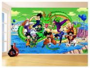 Papel De Parede Dragon Ball Goku Vegeta Anime 3,5M Dbz365