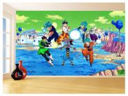 Papel De Parede Dragon Ball Goku Vegeta Anime 3,5M Dbz400